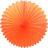 27 Inch Deluxe Fan Decoration Orange (12 pcs)